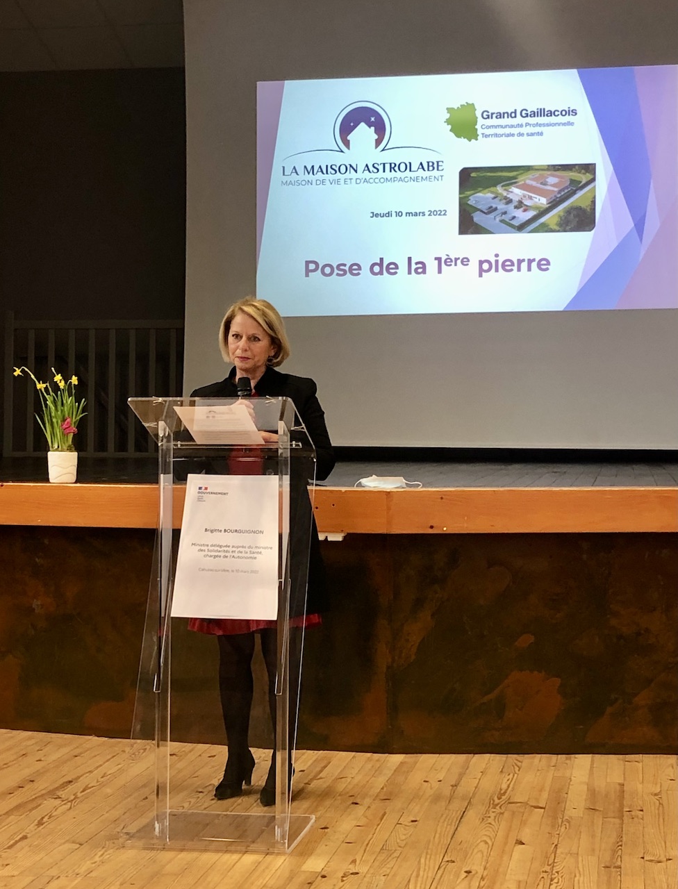 You are currently viewing Mme Brigitte Bourguignon, Ministre déléguée de l’Autonomie dans le Tarn